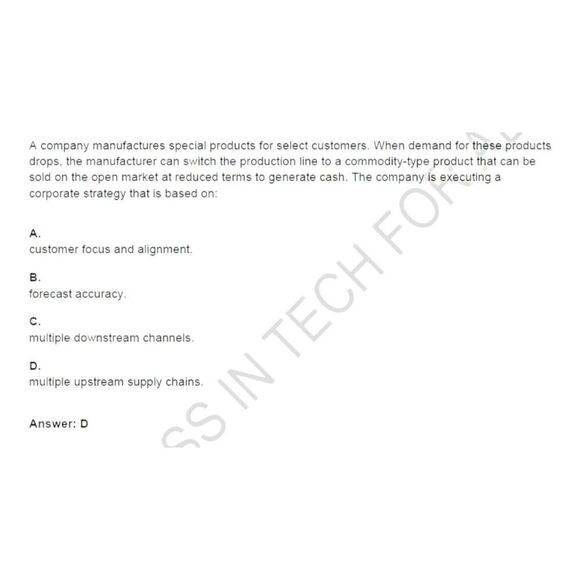 Printout CSCP Certified Supply Chain Management Professional Exam - Picture 3 of 6